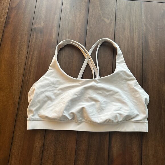 Lululemon EUC Energy Sports Bra White Size 12 - Picture 2 of 14